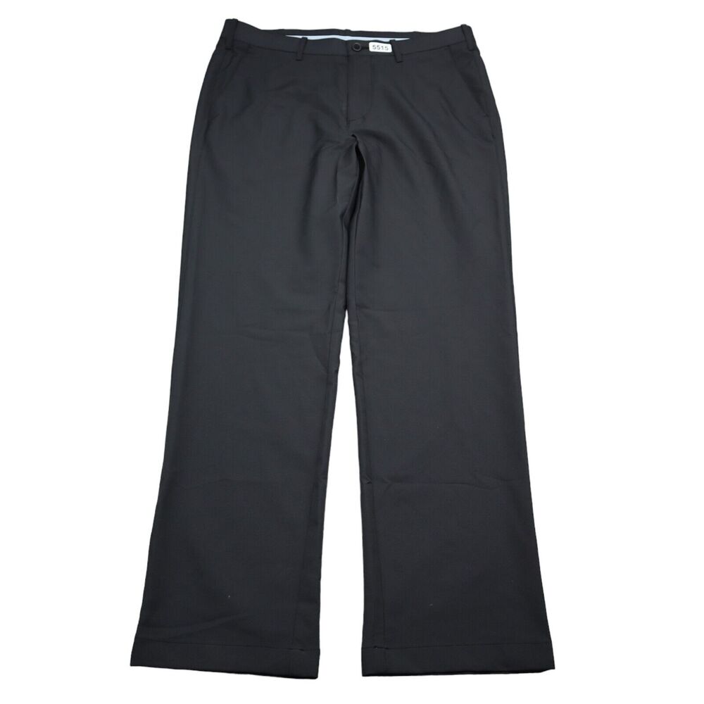 PING Pants Mens 34x31 Black Performance Golf Pleated Sensorcool Mid Straight Leg